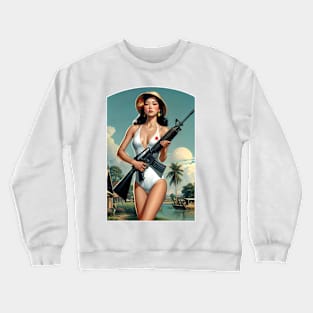 Pinup Girl Crewneck Sweatshirt